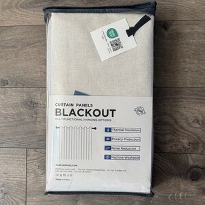 Blackout Curtain Panels in Cream